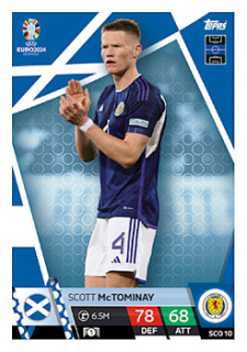 Scott McTominay Scotland Topps Match Attax EURO 2024 #SCO10